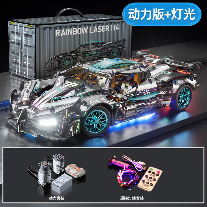 Apollo Sports Car Building Blocks Set – High-Difficulty Drift Racing Car Model Assembly Toy