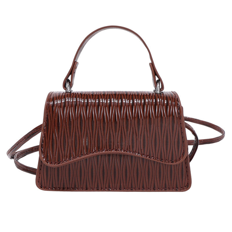 简约小方包包女2026夏新款时尚纯色单肩包休闲手提包复古斜挎包