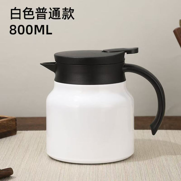 厂家直销316不锈钢焖茶壶 家用覆钛显温茶水分离大容量保温壶定制