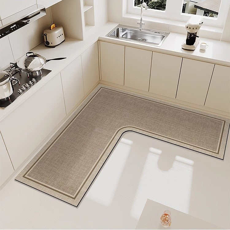 temu LKitchen Floor Mat Stain Resistant Non Slip Foot Mat Home Floor Mat