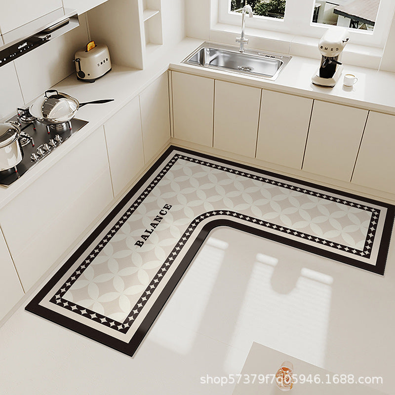temu LKitchen Floor Mat Stain Resistant Non Slip Foot Mat Home Floor Mat