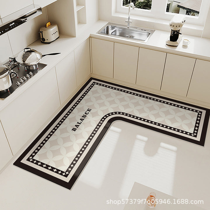 temu LKitchen Floor Mat Stain Resistant Non Slip Foot Mat Home Floor Mat