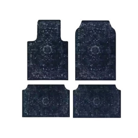 TEMUVintage Car Stain Resistant Durable Foot Mat 4 Piece Set Wholesale