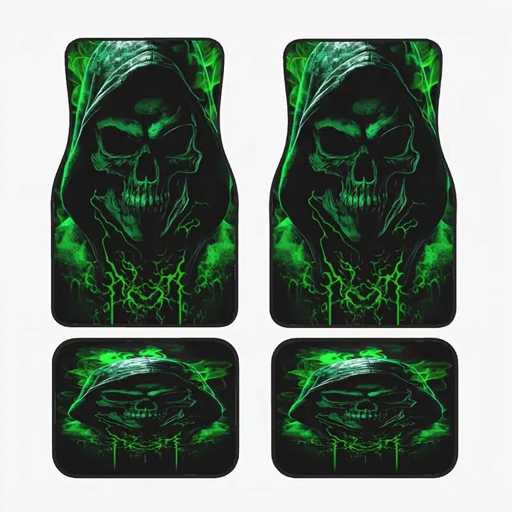 TEMUVintage Nordic Car Foot Mat Carpet 4 Piece Set Stain Resistant Floor Mat TEMUFoot Mat Wholesale
