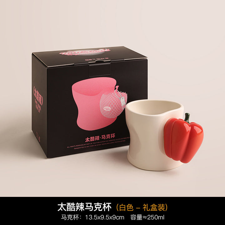 水果马克杯创意杯子陶瓷水杯情侣家用办公室对杯原创小众生日礼物