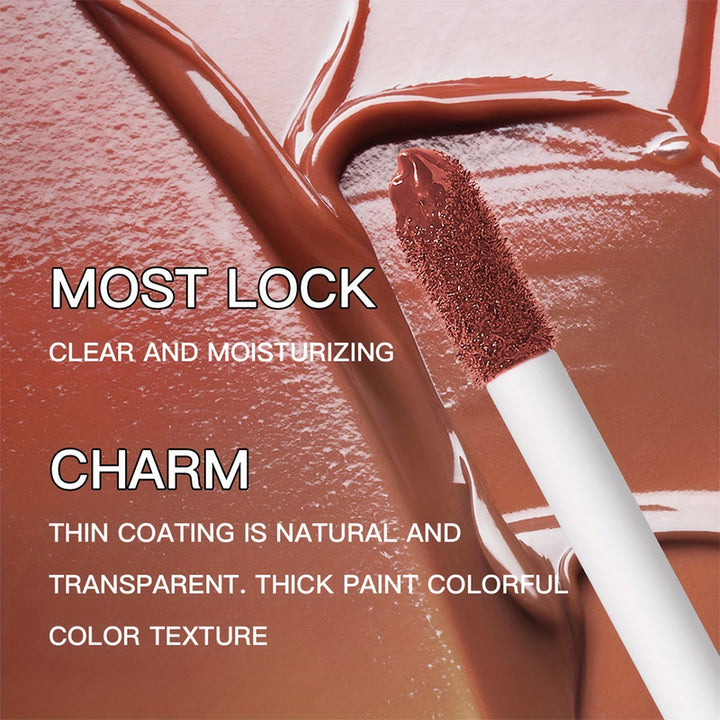 USHAS Lip Gloss Waterproof Transfer-Proof Lipstick UC 048