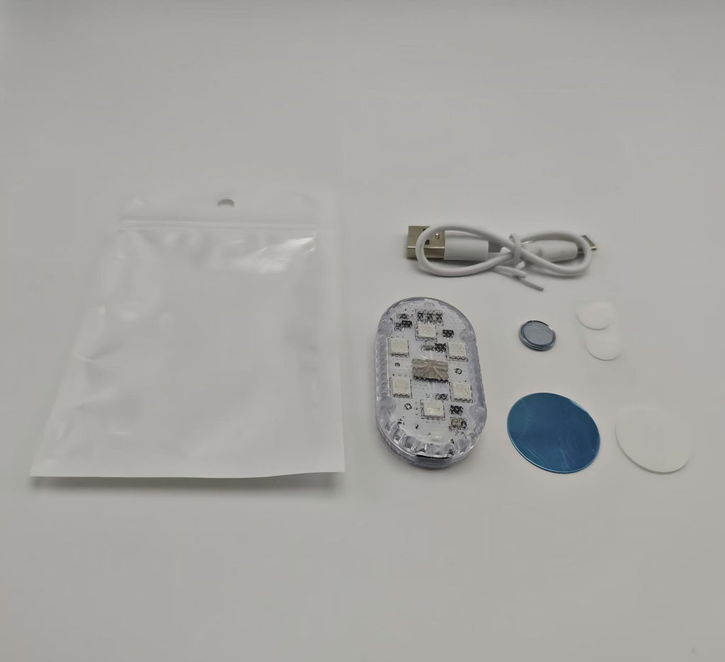 汽车氛围灯车载触摸灯车载脚底感应灯车内品阅读灯LED装饰灯改装