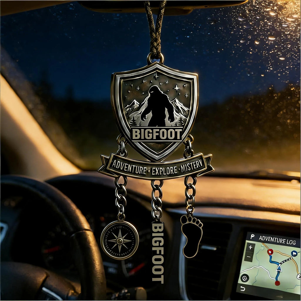 跨境Bigfoot Adventure Car Hanging Ornament大脚怪探险汽车挂饰