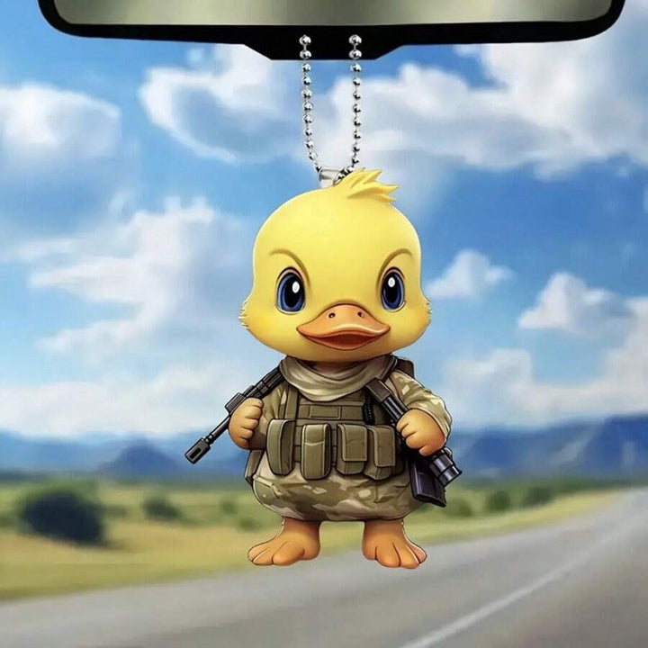 Duck Acrylic Hanging Ornament For Car Rearview