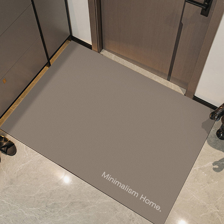 Entryway Floor Mat Foot Mat Premium Feel Premium PVCLeather Carpet Door Mat Home