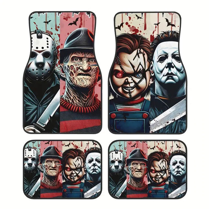 TEMUNordic Vintage Car Foot Mat Carpet Carpet 4 Piece Set Stain Resistant Floor Mat Wholesale Drop Shipping