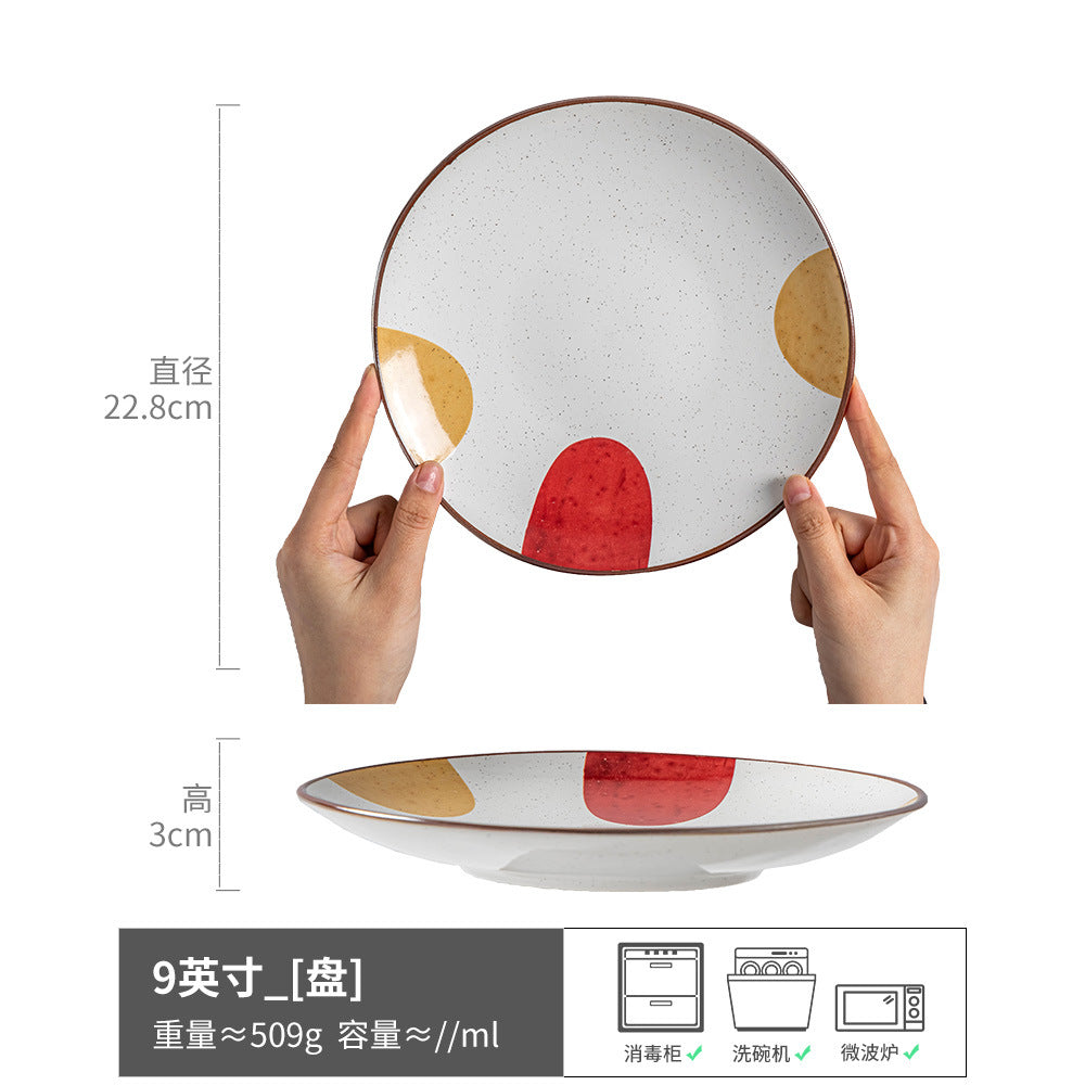 Home Ceramic Tableware Premium Fruit Japanese Style Vintage Wholesale