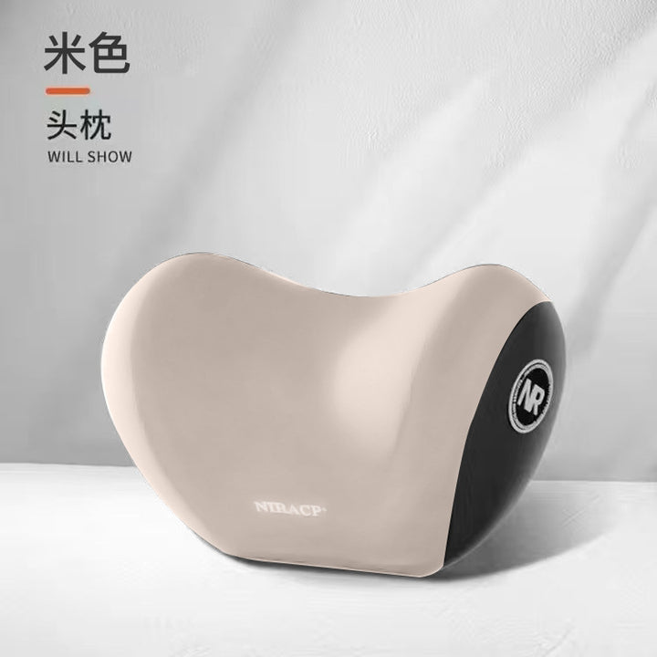 Car Neck Pillow Memory Foam Set Waist Support