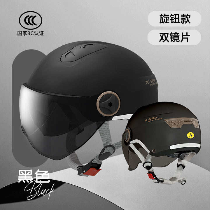 3 C Helmet Motorcycle Men's Women's
