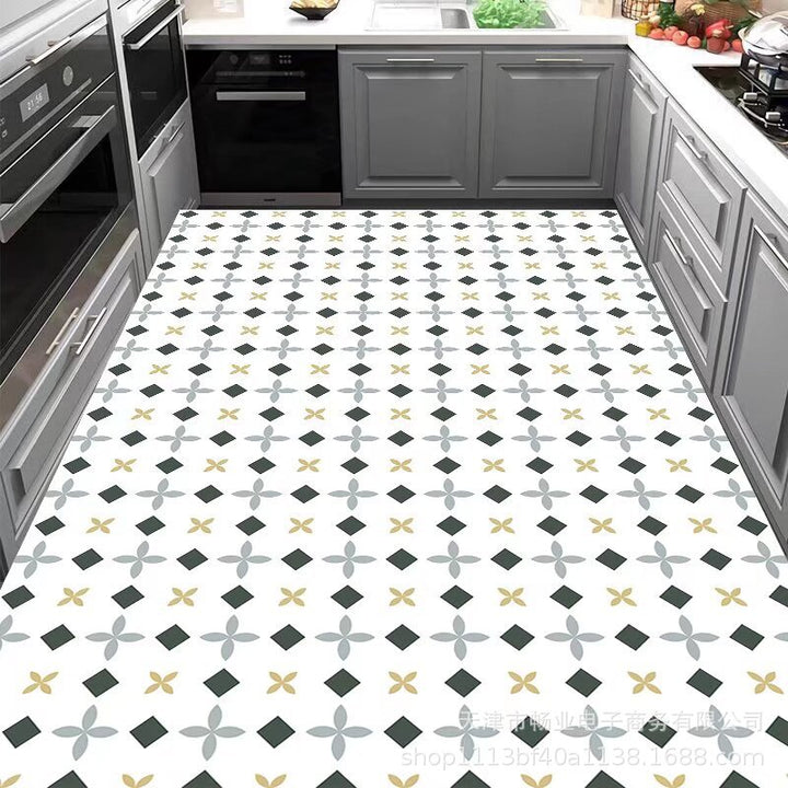 pvc Kitchen Floor Mat Non Slip Waterproof Home Foot Mat Entryway Carpet