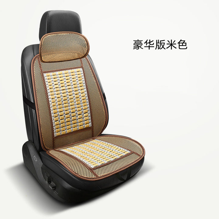 Summer Bamboo Cool Car Seat Cushion – Breathable Single Piece Four Season Truck Pad