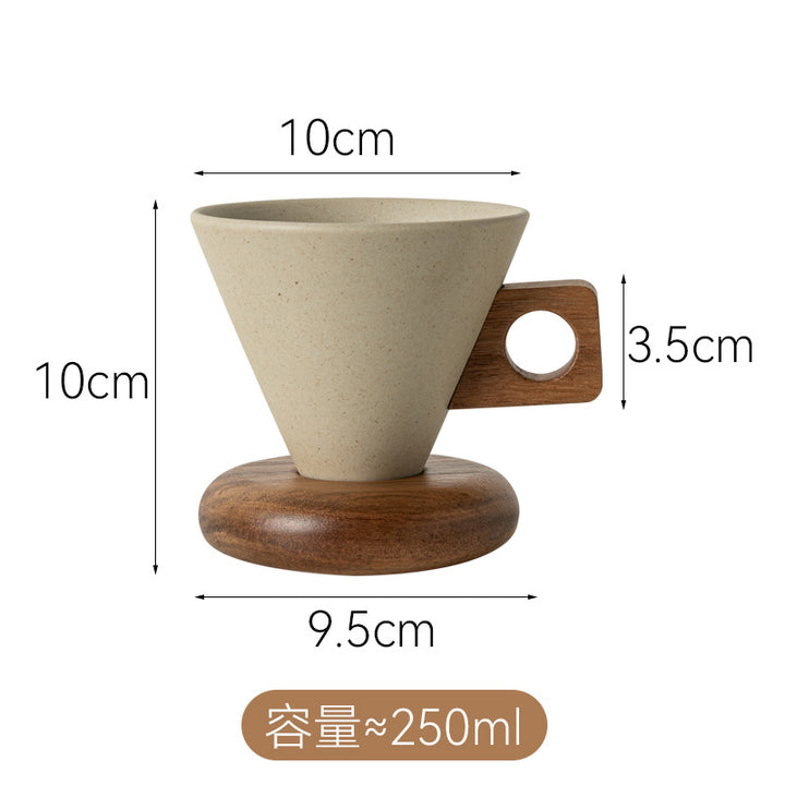 高颜值复古陶瓷咖啡杯高档精致家用咖啡女士个人专用杯子杯碟套装