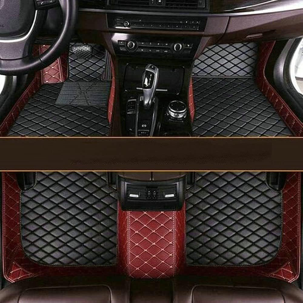 Compatible LADA Granta Special Leather Car Foot Mat