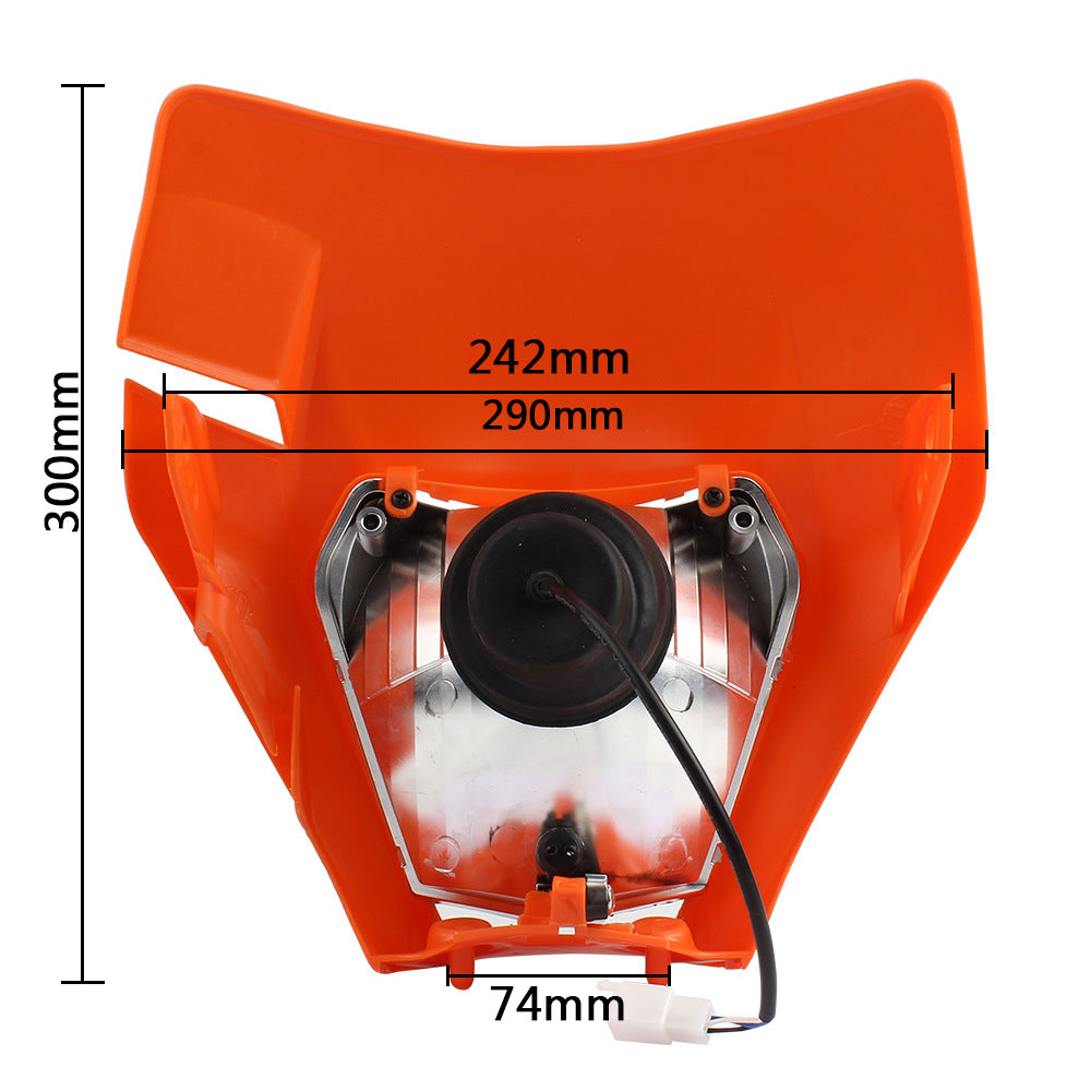摩托车LED 头灯改装KTM 300 EXC 250 SX-F EXC-F 450越野前车灯
