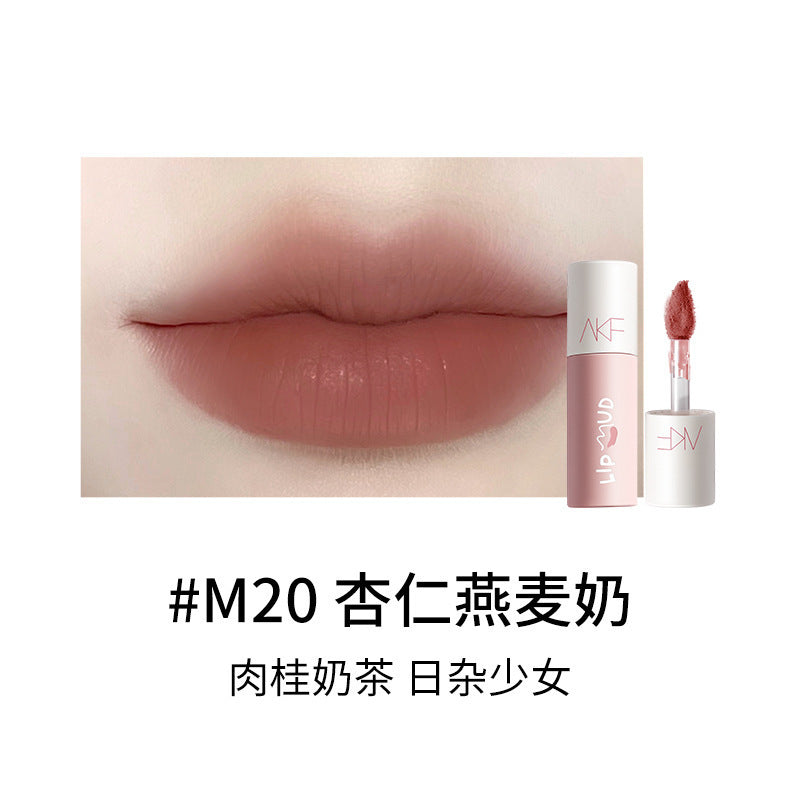 AKF Lip Mud Lipstick Women's Transfer-Proof Matte Lip Gloss