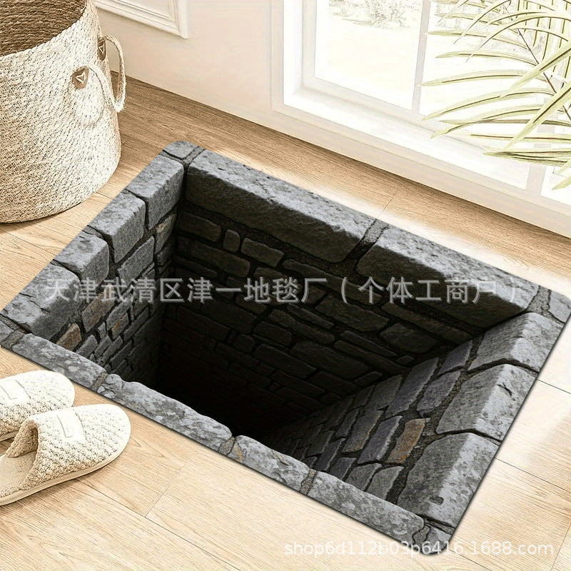 temu Drop Shipping 3 DEntryway Entryway Floor Mat Door Mat Stain Resistant Durable Floor Mat