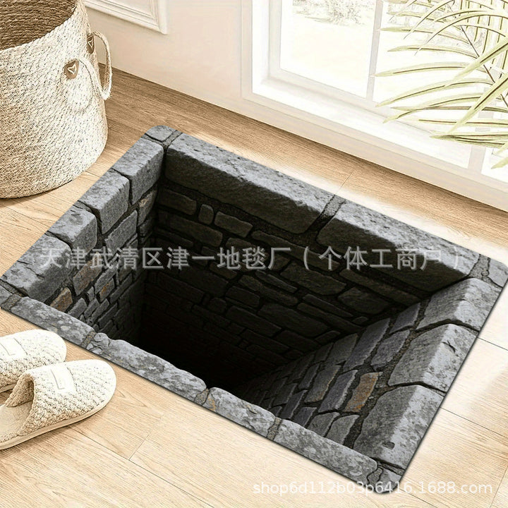temu Drop Shipping 3 DEntryway Entryway Floor Mat Door Mat Stain Resistant Durable Floor Mat