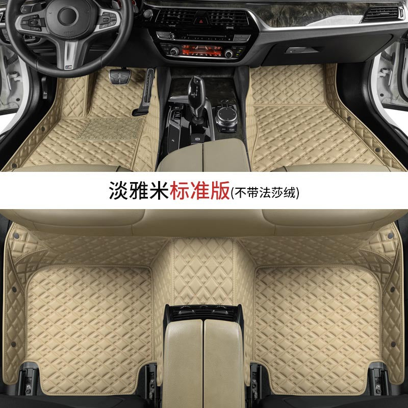 Custom Leather Car Foot Mat Special Eco Friendly XPEFoot Mat Carpet