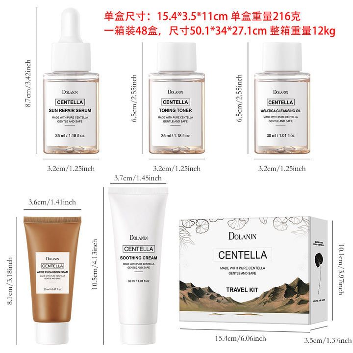 Set Portable Face Skincare Makeup Export