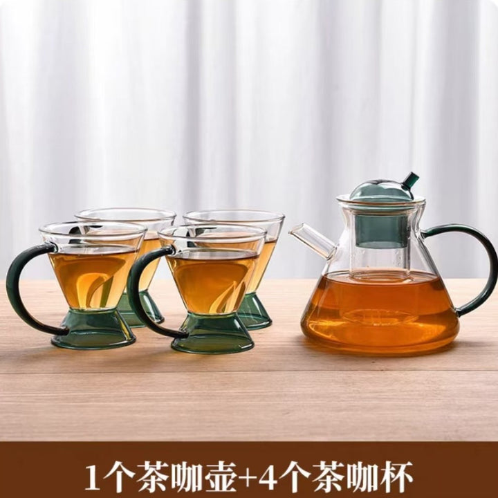 French Light Luxury Glass Transparent Glass Set