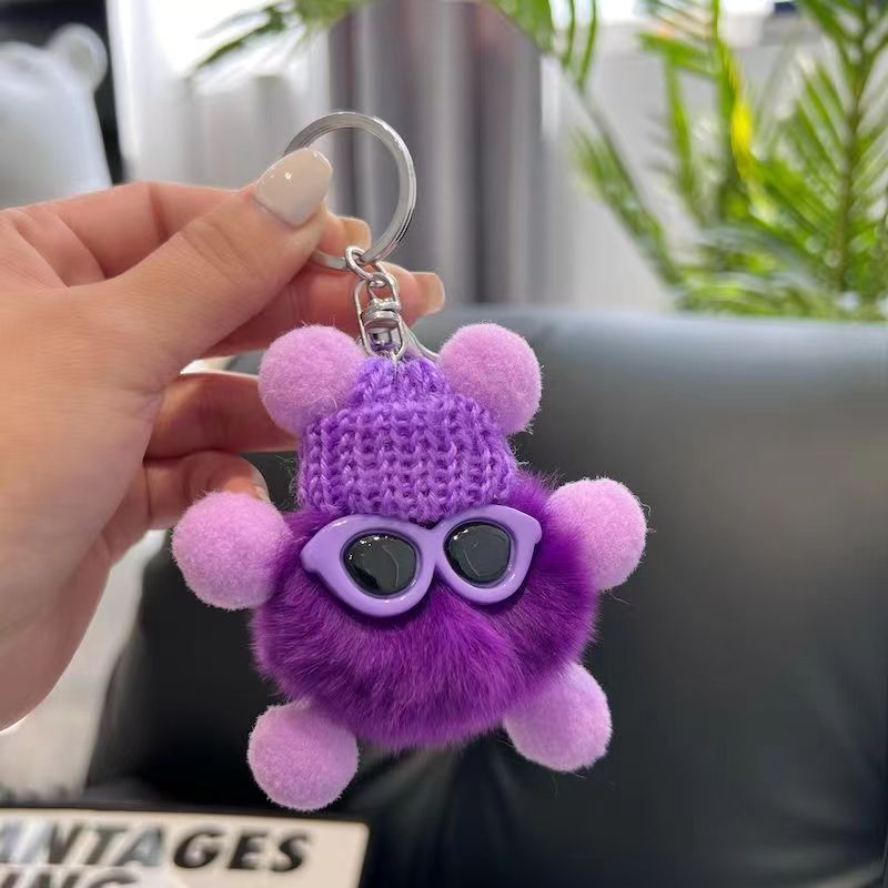 Car Keychain Hanging Ins Cute Plush Doll