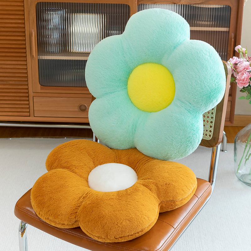 Flower Pillow Seat Cushion Bedroom Office Car