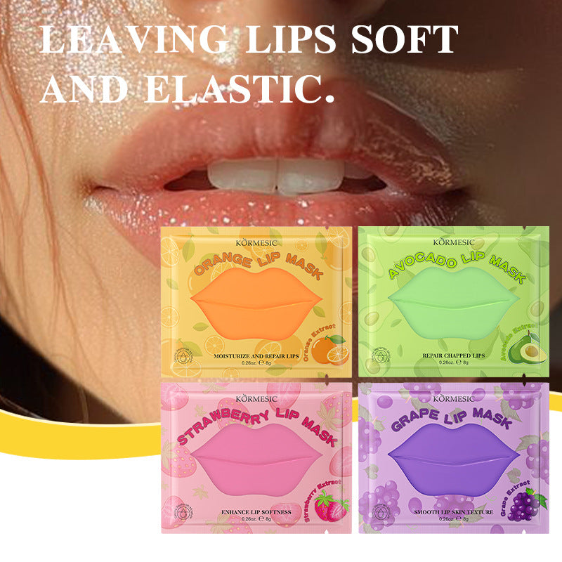 KORMESIC全英文水果唇膜Lip membrane唇部护理补水跨境外贸厂家