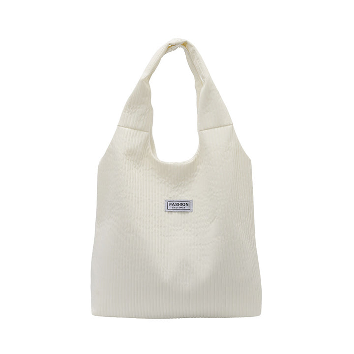 Spring New Minimalist Large Shoulder Bag – Korean Retro Single Shoulder Bag