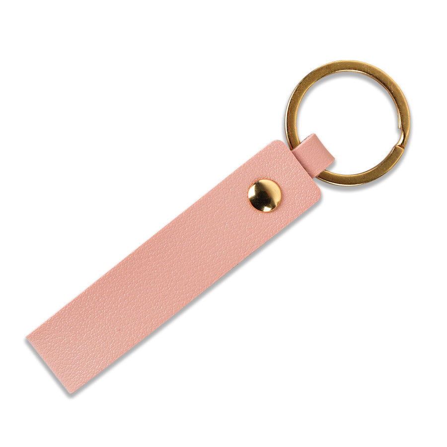 New PU Keychain Hanging Creative Business Gift Car