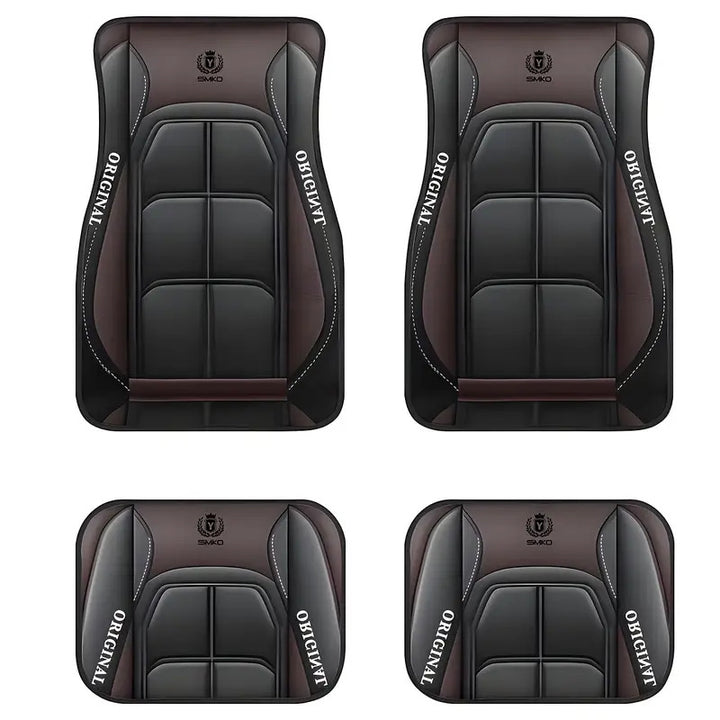 TEMUVintage Nordic Car Foot Mat Carpet 4 Piece Set Stain Resistant Floor Mat TEMUFoot Mat Wholesale