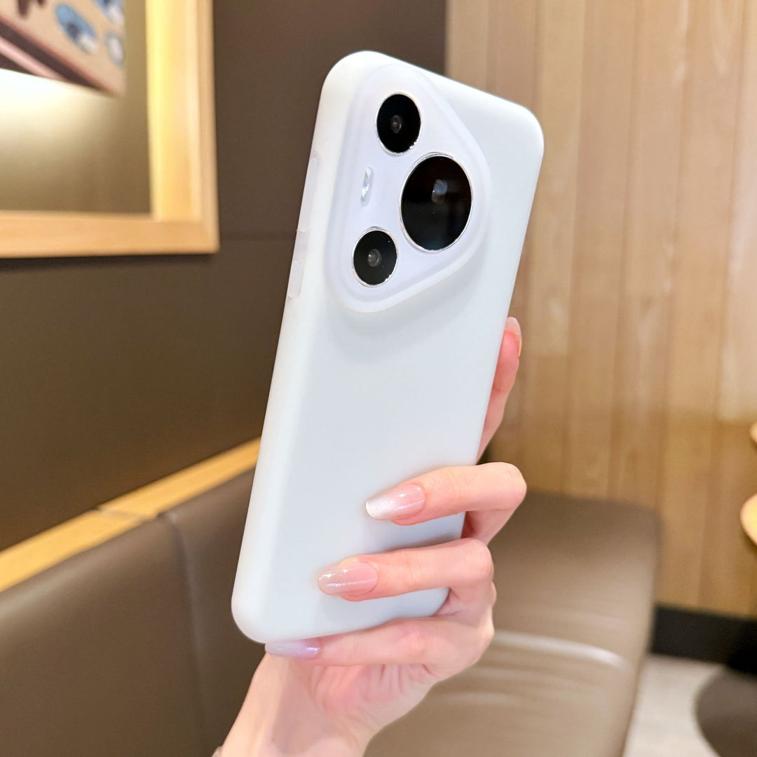 Liquid Silicone Jellyfor Huawei Pura 70 Full Coverage Phone Case Huaweimate 60 Solid Color Shockproof