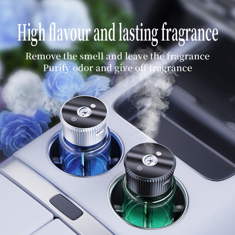 智能车载香薰机随车启停汽车内香氛外贸英文版car fragrance