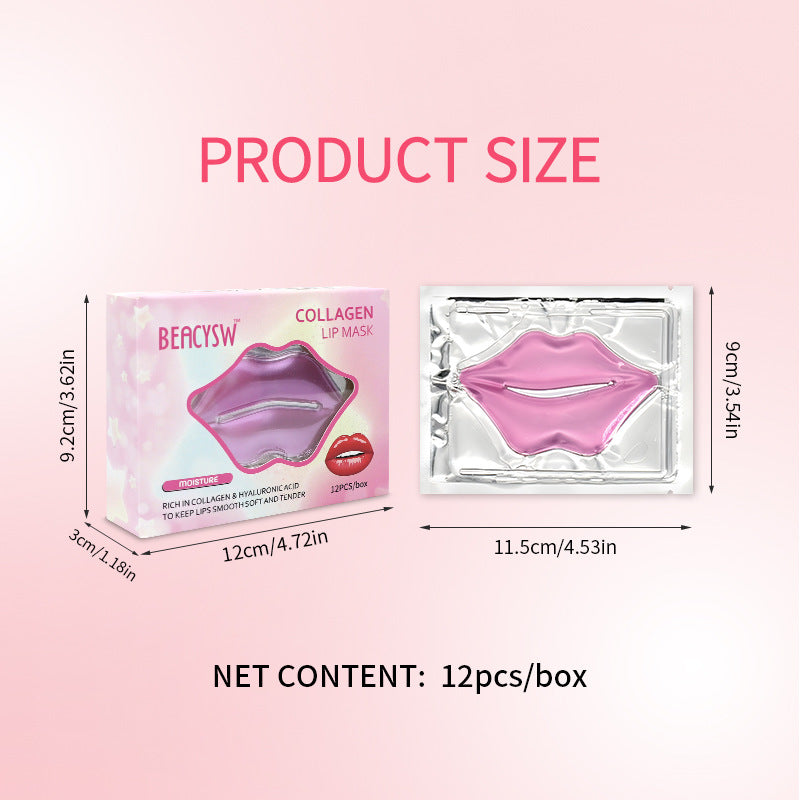 12 pcs/ Lip Mask Hydrating Moisturizing Genuine