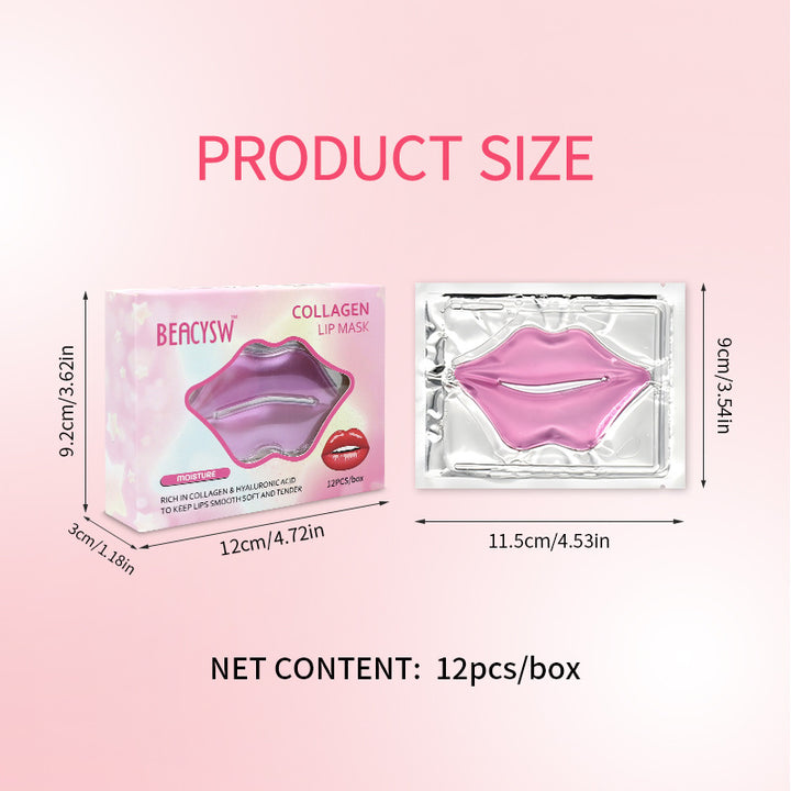 12 pcs/ Lip Mask Hydrating Moisturizing Genuine