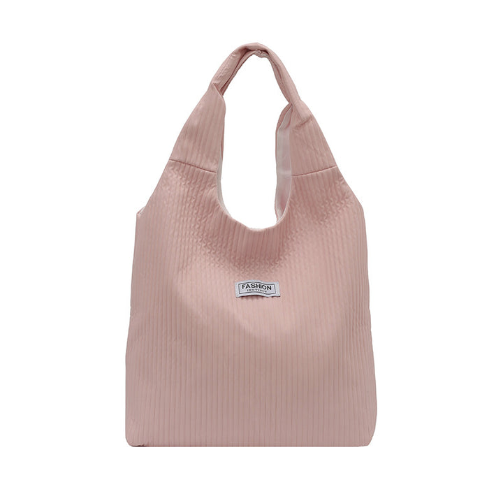 Spring New Minimalist Large Shoulder Bag – Korean Retro Single Shoulder Bag