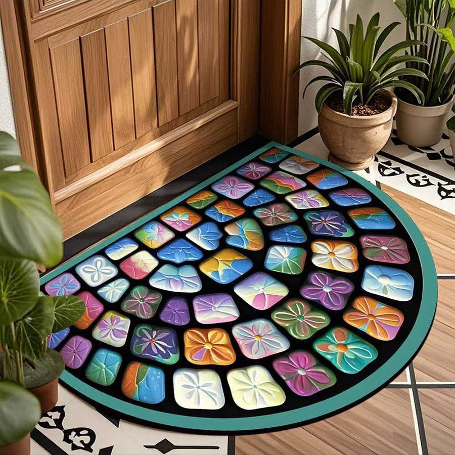 temu Vintage Floor Mat Entryway Entryway Stain Resistant Floor Mat