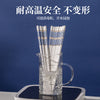 蓝色陶瓷筷子家用轻奢高级感一人一双单双筷子耐高温易清洗块子