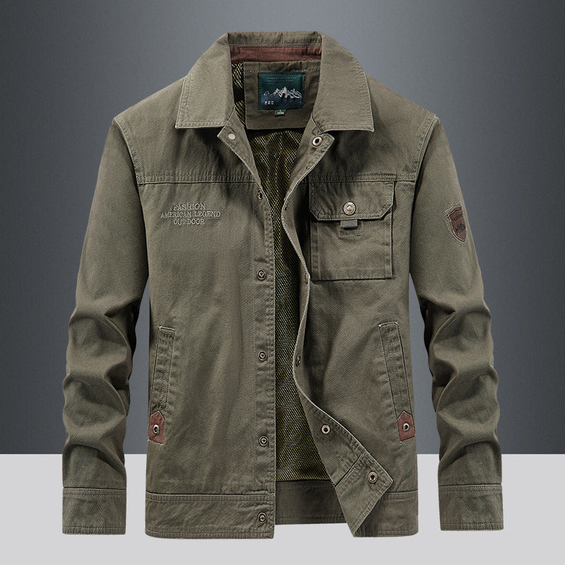 Men's Thin Spring Jacket Men Plus Size Casual Top Korean Style Trendy Men Wholesale