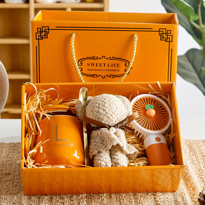 Cute Custom Souvenir Gift Set Ceramic With Gift Mug Gift Box