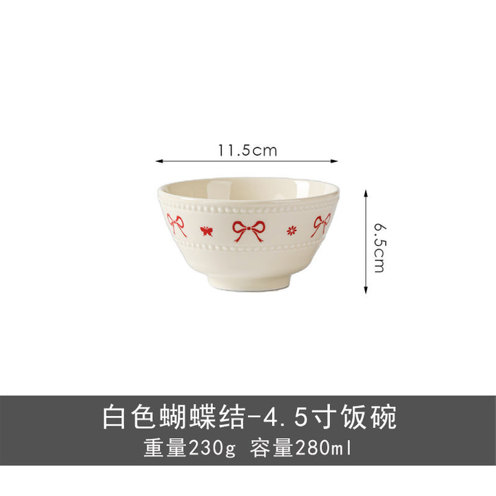 KANGMO Single Bowl & Plate Gift Set - Newlywed Wedding Engagement Housewarming