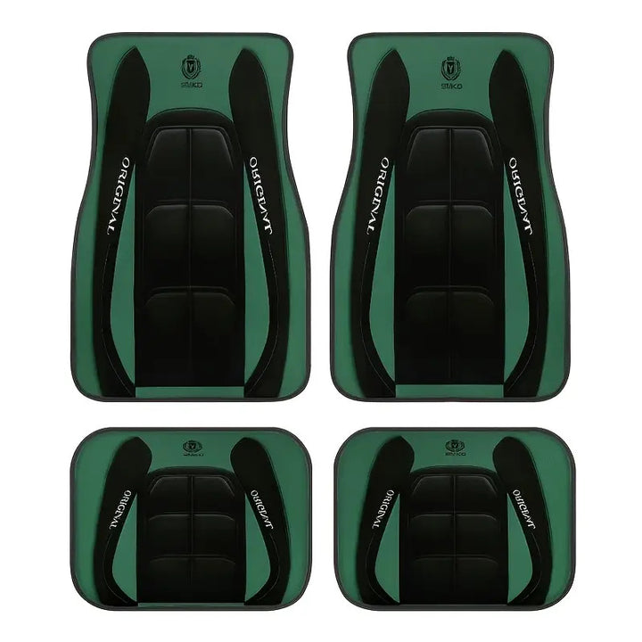 TEMUVintage Nordic Car Foot Mat Carpet 4 Piece Set Stain Resistant Floor Mat TEMUFoot Mat Wholesale
