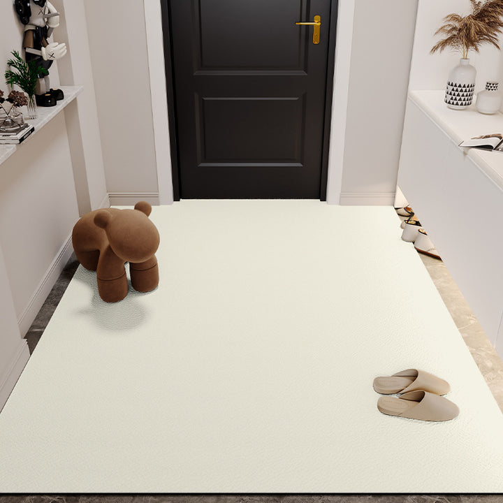 pvc Entryway Door Mat Leather Foot Mat Light Luxury Living Room Thickened Non Slip Entryway Carpet
