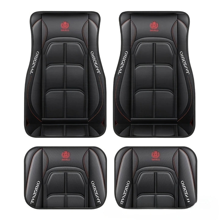 TEMU 4 Piece Set Vintage Car Foot Mat Stain Resistant Floor Mat Foot Mat Wholesale Carpet