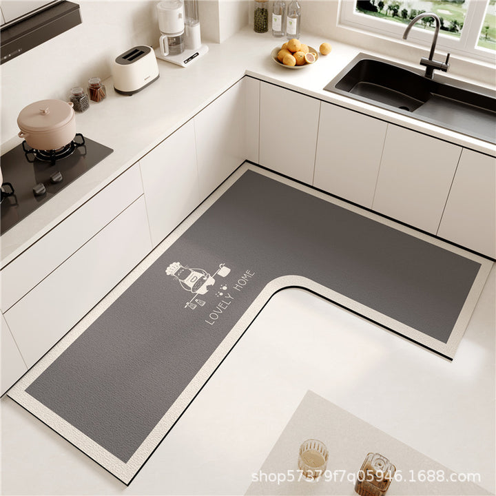 temu LKitchen Floor Mat Stain Resistant Non Slip Foot Mat Home Floor Mat