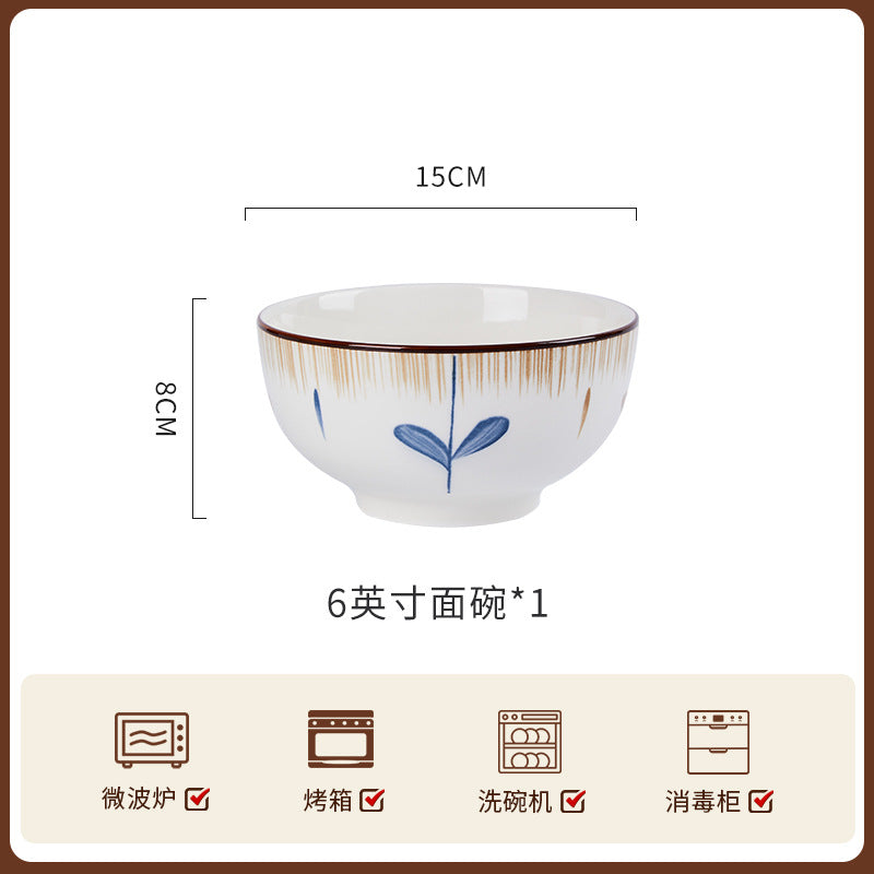 加工定制碗碟套装家用高级感陶瓷整套餐具组合新款乔迁碗盘筷单品